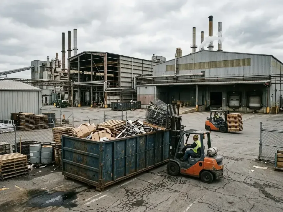 industrial-factory-scrap-conta-003 — frequently asked questions, Cheap Roll-off Dumpster Rentals in Plymouth, WI